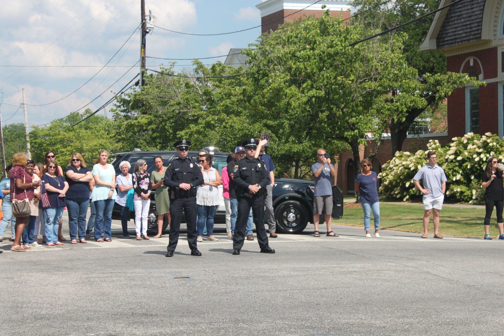 Funeral service for officer William Buechner